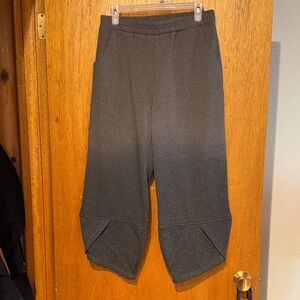 Gray ombré barrel sweats